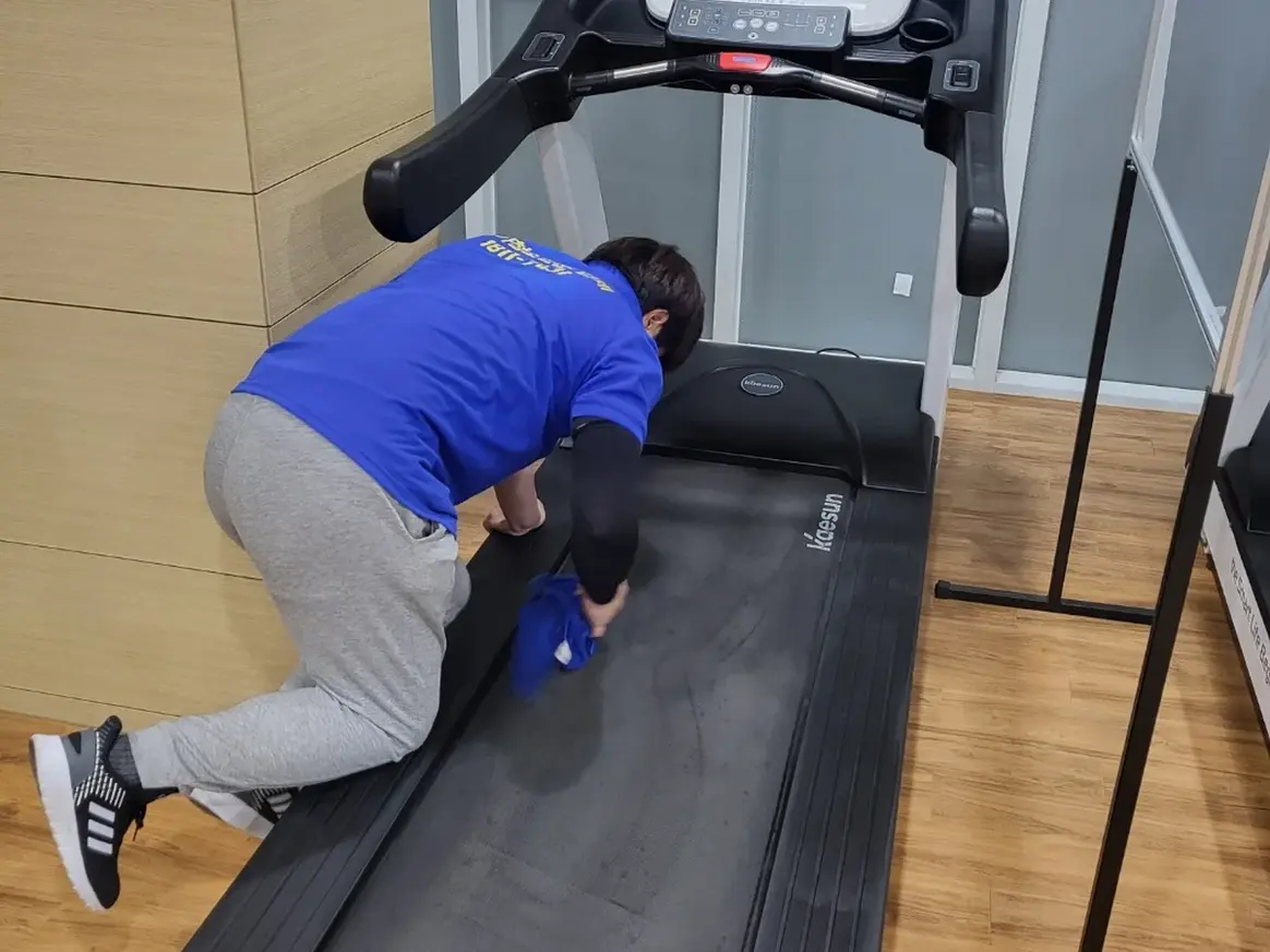 부산진구 범천동 피트니스 라커 검사실 위생청소 사례 - 행진크린