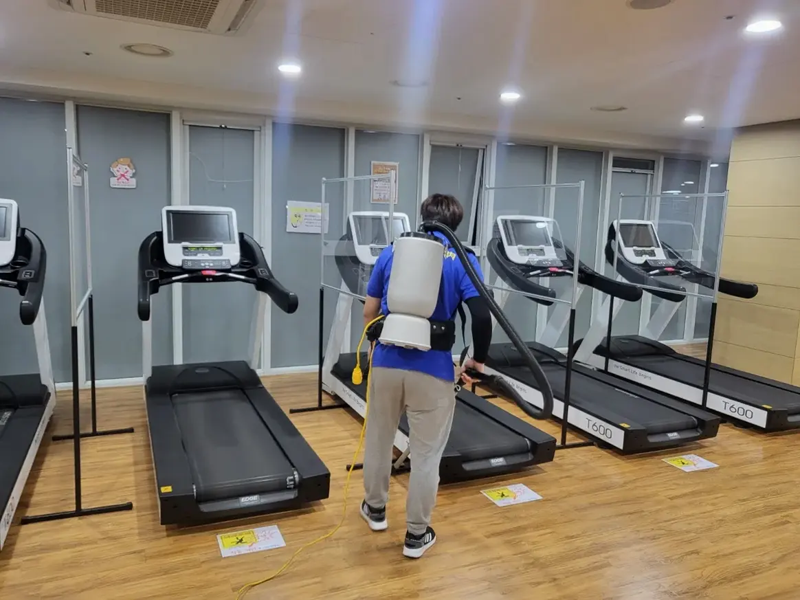 부산진구 연지동 헬스장 탕비실 직원 휴게공간 위생청소 사례 - 행진크린